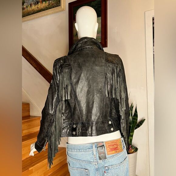 Mauritius Zoe RF Leather Jacket, Black - Picture 11 of 13